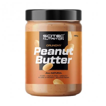 scitec nutrition peanut butter arasidove maslo krupave 400 g