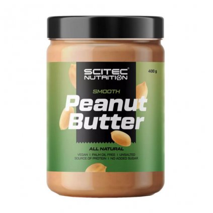 scitec nutrition peanut butter arasidove maslo jemne 400 g