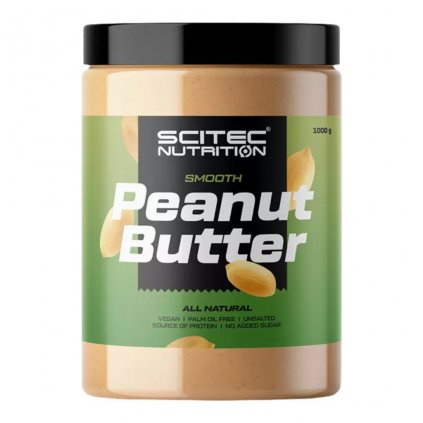 scitec nutrition peanut butter arasidove maslo jemne 1000 g