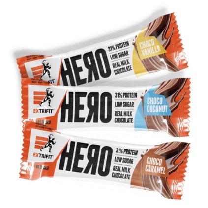 extrifit hero protein bar 31 proteinova tycinka 65 g