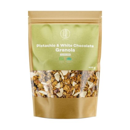 brainmax pistacie a bila cokolada granola bio 400 g