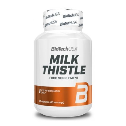 biotech usa milk thistle ostropestrec 60 kapsli