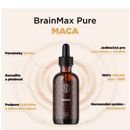 brainmax pure maca tinktura 1 5 100 ml 2