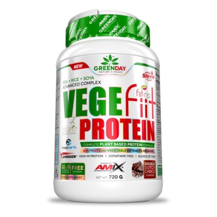 AMIX GreenDay® Vegefiit Protein 720g (Příchuť Burák/Čokoláda/Karamel)