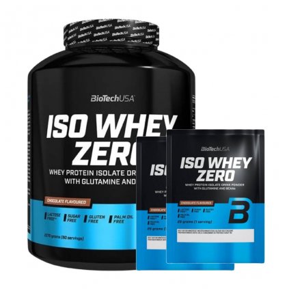 biotech usa iso whey protein zero bez laktozy 2270 g prichut liskovy orisek