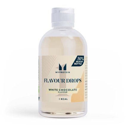 myprotein flavdrops 50ml bila cokolada