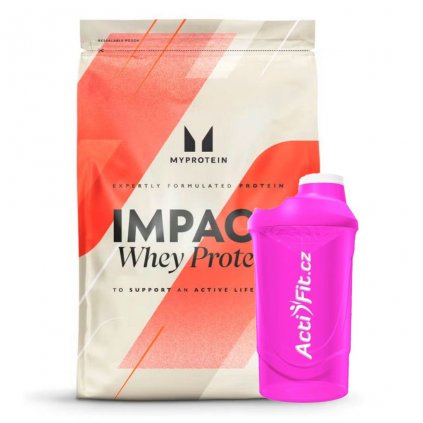myprotein impact whey protein 2500 g shot brownie