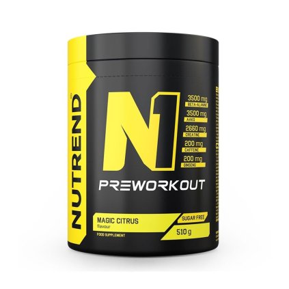 Nutrend N1 Pre-Workout 510 g (Příchuť Černý rybíz)