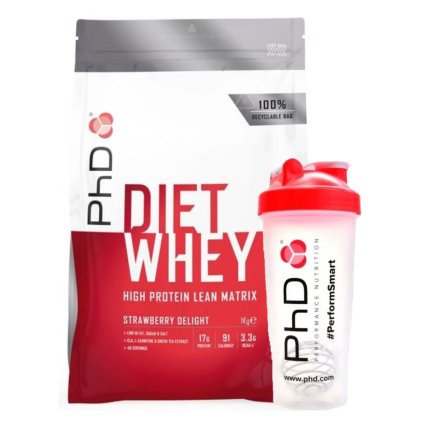 phd nutrition diet whey 1000 g shaker
