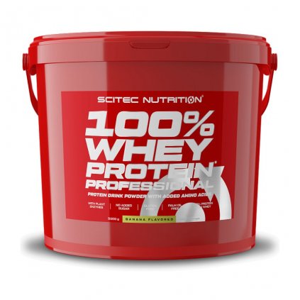 9172 scitec nutrition 100 whey protein professional 5kg prichut vanilka
