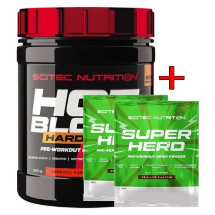 SciTec Nutrition Hot Blood 3.0 300g (Příchuť Pomeranč/Maracuje)