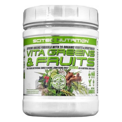 scitec nutrition vita greens fruits