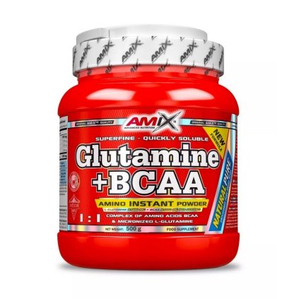 AMIX Glutamine + BCAA 500g (Příchuť Pomeranč)