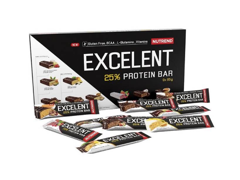 Nutrend Excelent Protein Bar dárkové balení 9 x 85 g