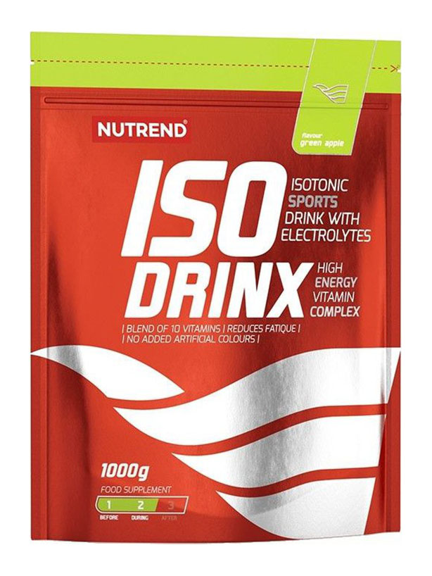 Nutrend Isotonický nápoj Isodrinx 1000 g Příchuť: Zelené jablko