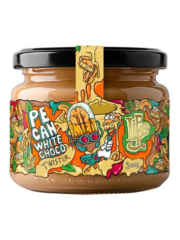 Lifelike Pecan White Choco Twister 300 g