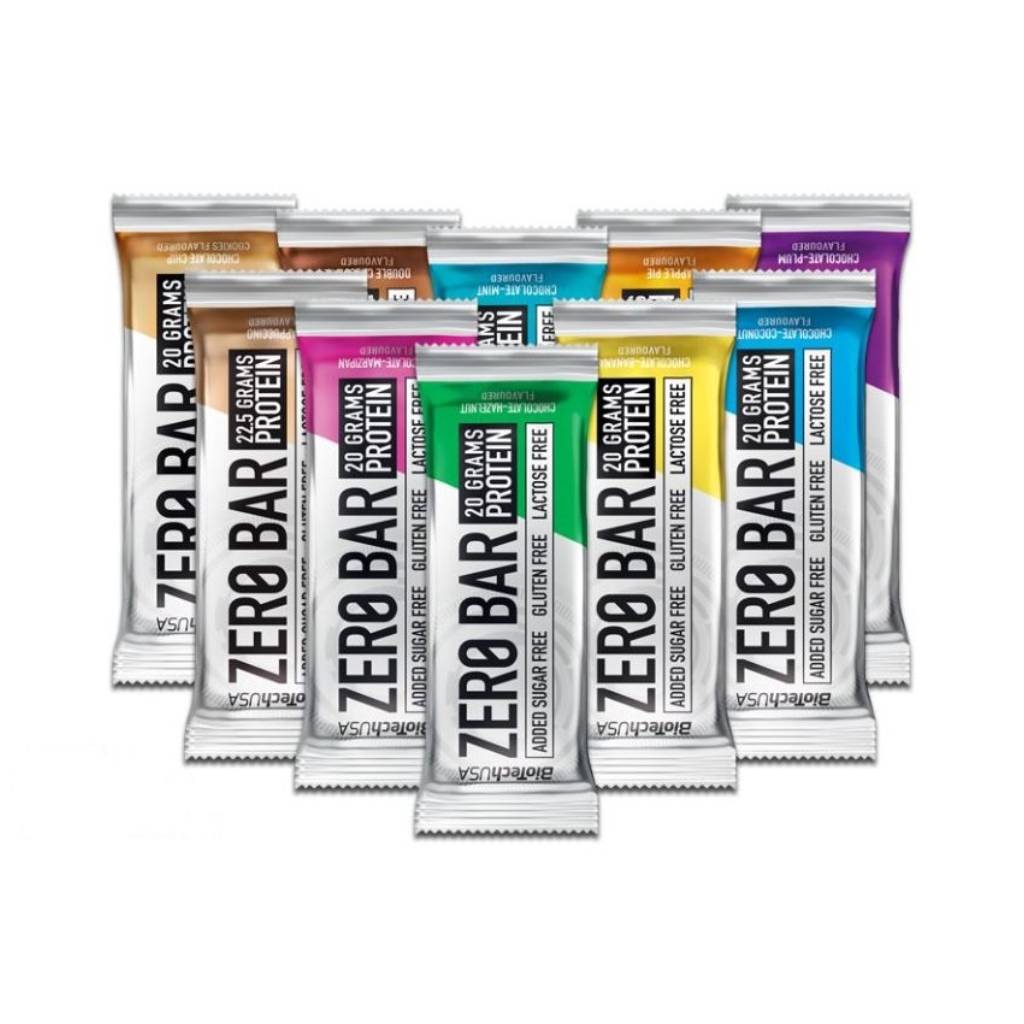 BioTech USA Zero Bar, proteinová tyčinka, 50 g Příchuť: Capuccino