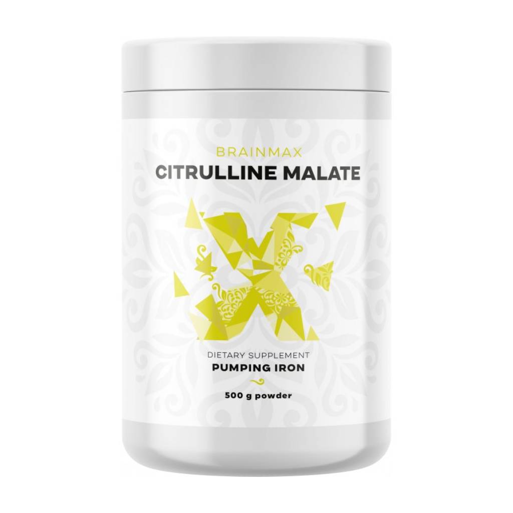 BrainMax Citrulin Malát, 500 g - EXP 16/06/26