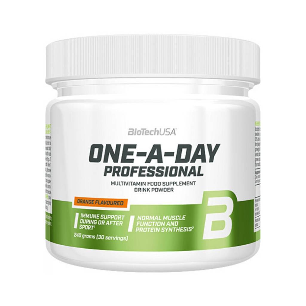 BioTech USA One-A-Day Professional, 240 g Příchuť: Pomeranč