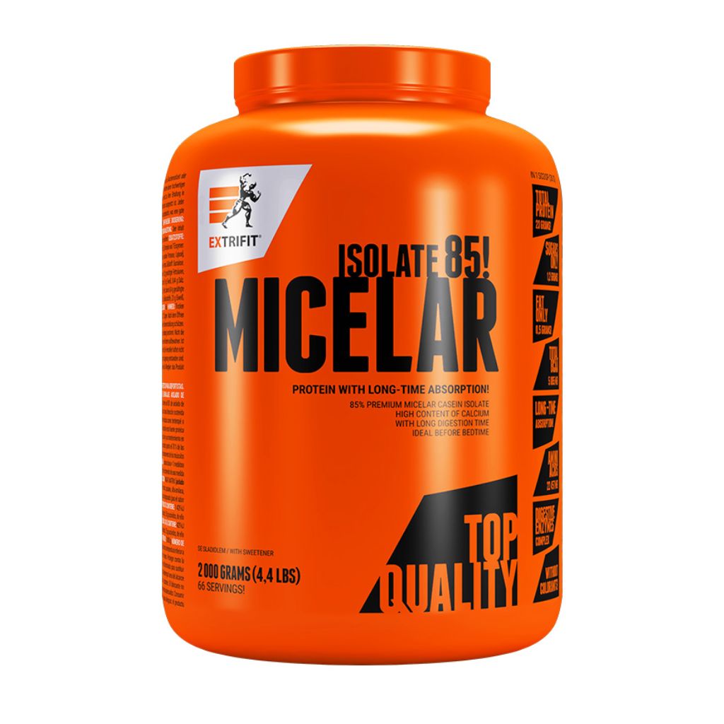Extrifit Micelar Casein Protein, 2000 g Příchuť: Vanilka