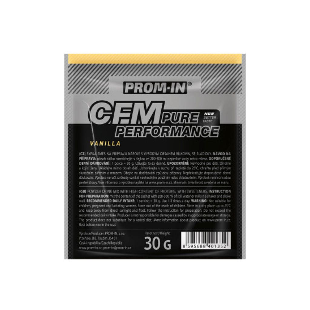 Prom-In CFM Protein Pure Performance, 30 g Příchuť: Vanilka