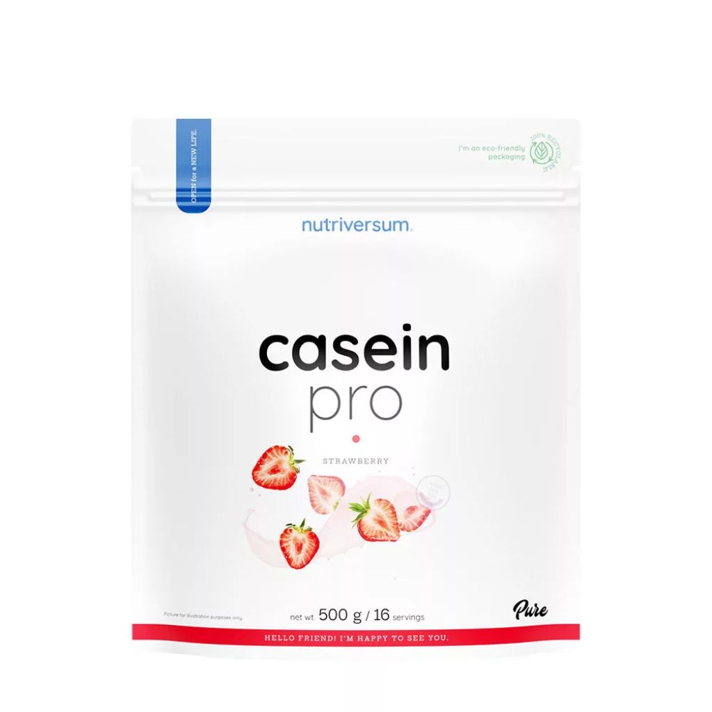 Nutriversum Casein Pro, 500 g Příchuť: Jahoda