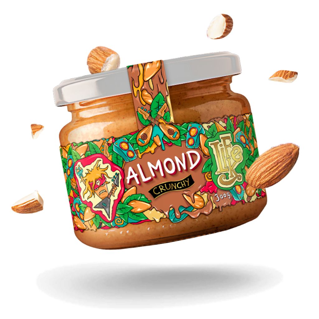 LifeLike Mandlový krém Křupavý 300 g