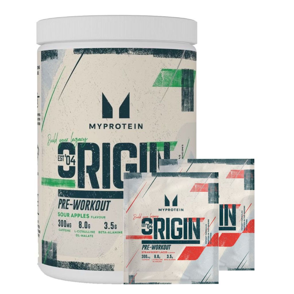 MyProtein Origin Pre-Workout, 600 g Příchuť: Broskev