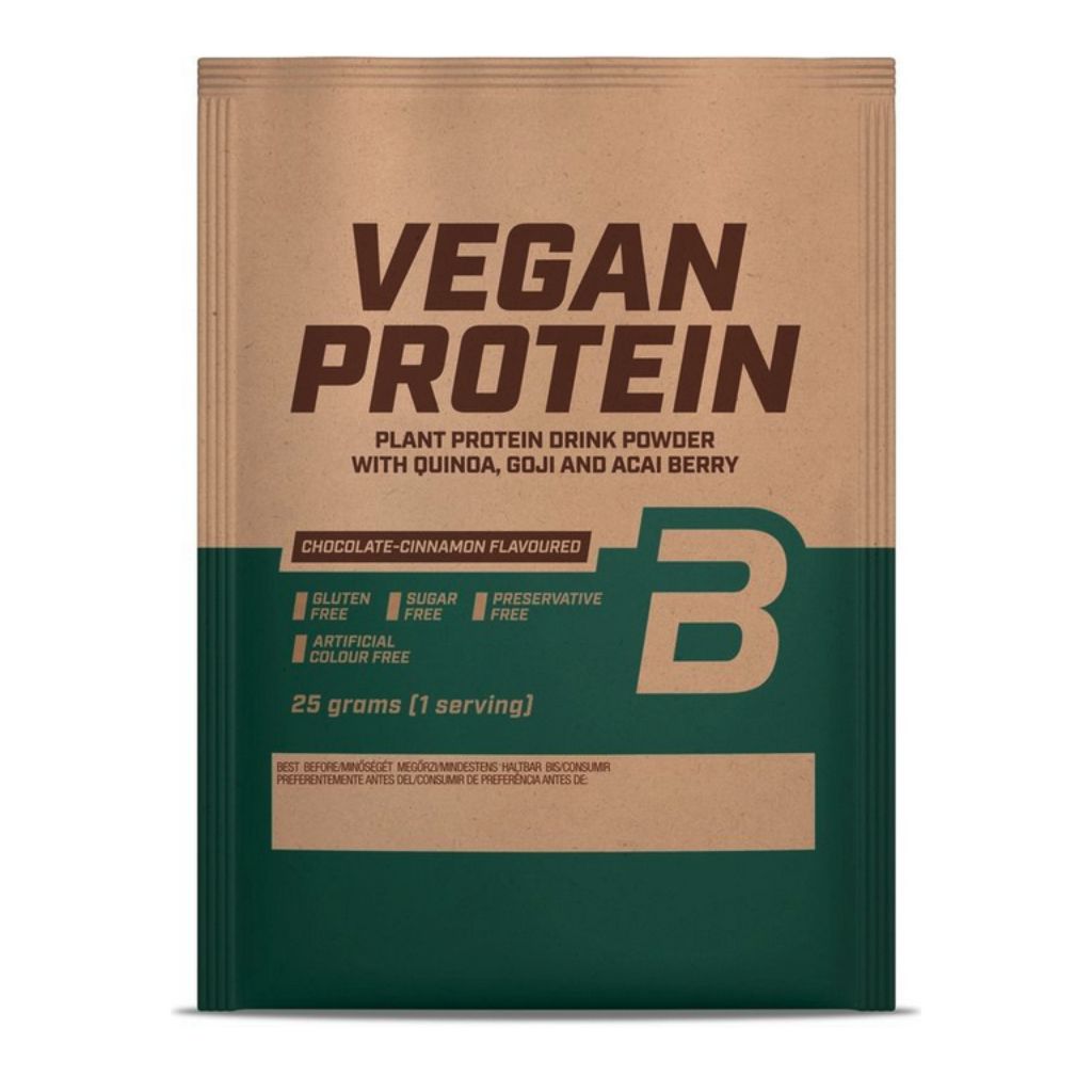BioTech USA Vegan Protein, TESTER 25 g Příchuť: Čokoláda/Skořice