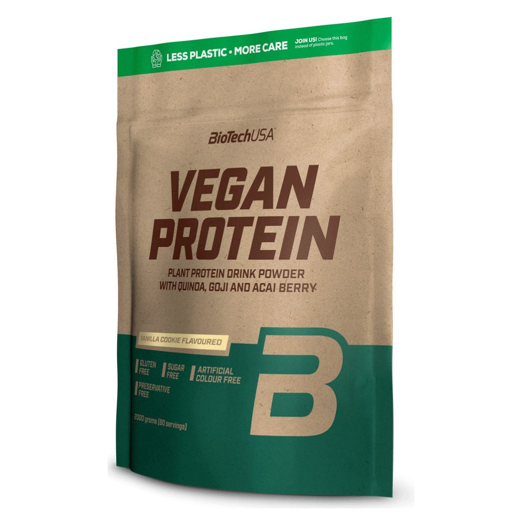 BioTech USA Vegan Protein, 2000 g Příchuť: Lesní ovoce
