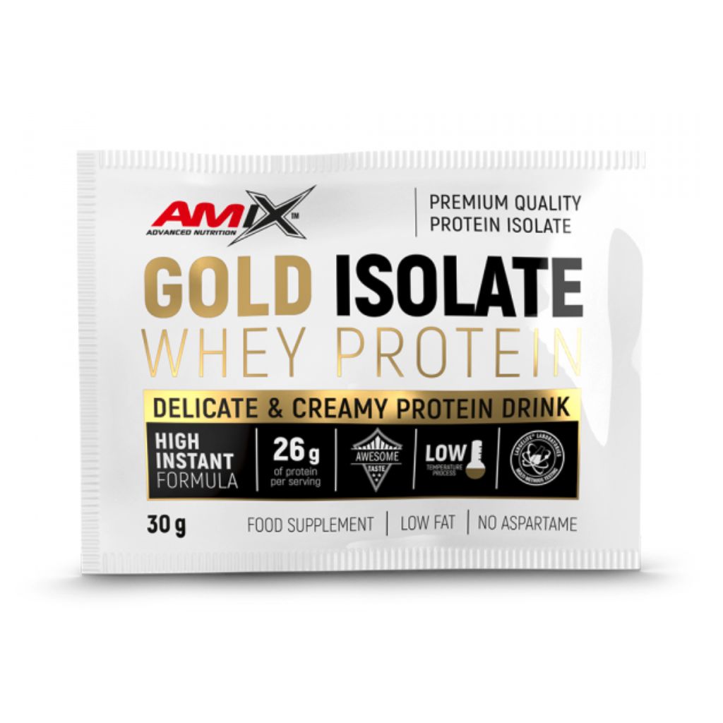 Amix Gold Whey Protein Isolate, 30 g Příchuť: Přírodní vanilka