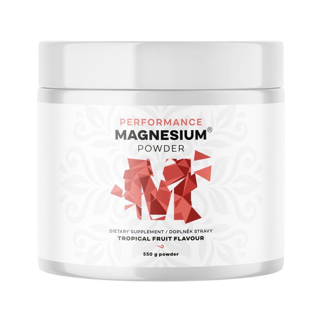 BrainMax Performance Magnesium Powder - Hořčík bisglycinát v prášku, 550 g Příchuť: Pomeranč