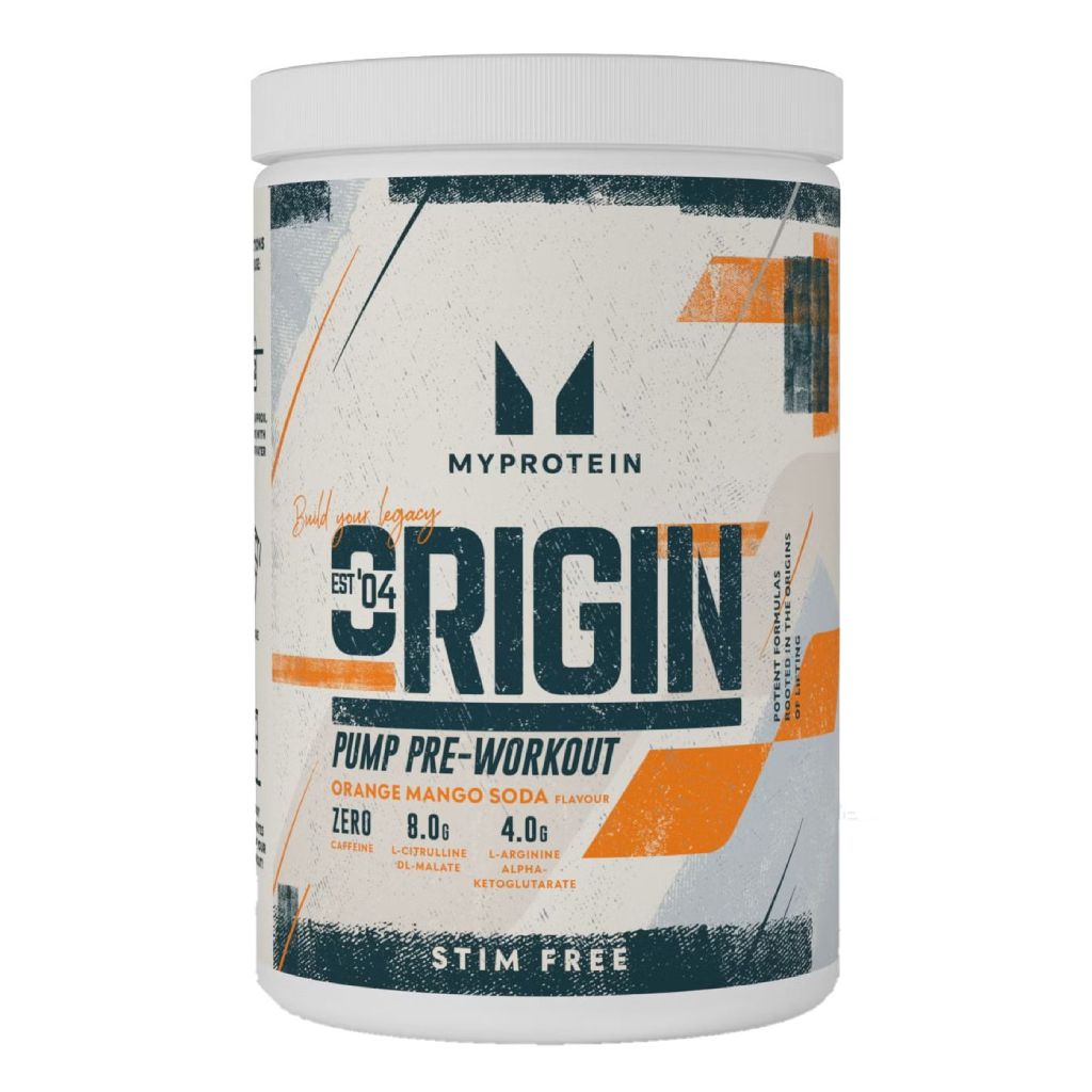 MyProtein Origin Pre-Workout Stim Free, 600 g Příchuť: Kyselé jablko