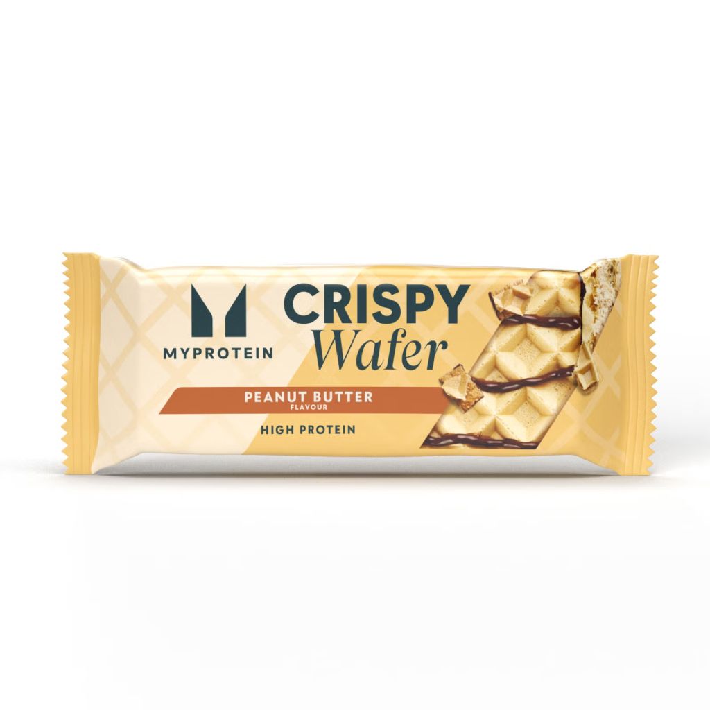 MyProtein Crispy Protein Wafers, 10 x 40 g Příchuť: Arašídové máslo 41,1 g