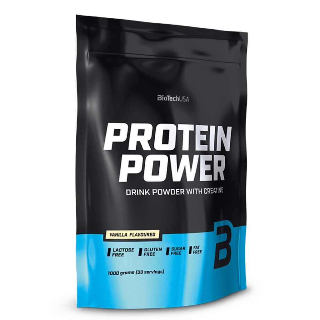 BioTech USA Protein Power, 1000 g Příchuť: Čokoláda