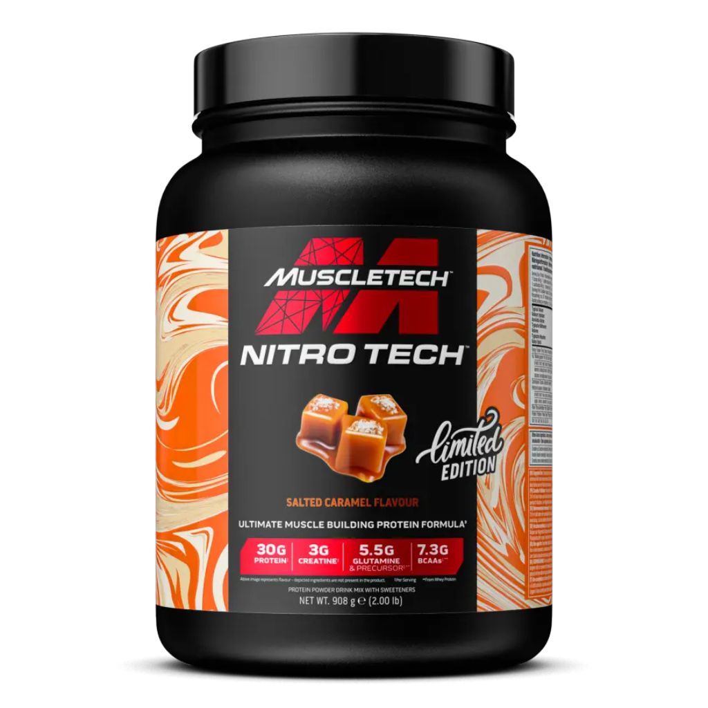 MuscleTech Nitro Tech Whey Protein, 908 g Příchuť: Salted Caramel