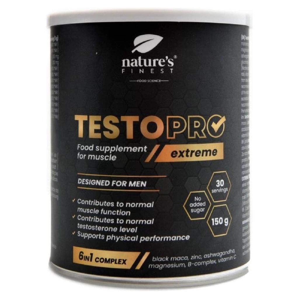 NutrisSlim TestoPro Extreme, Podpora testosteronu, 150 g