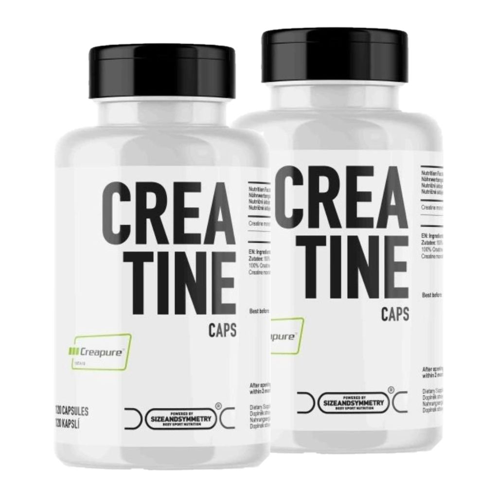 SizeAndSymmetry Creatine Creapure®, Kreatin, 120 kapslí