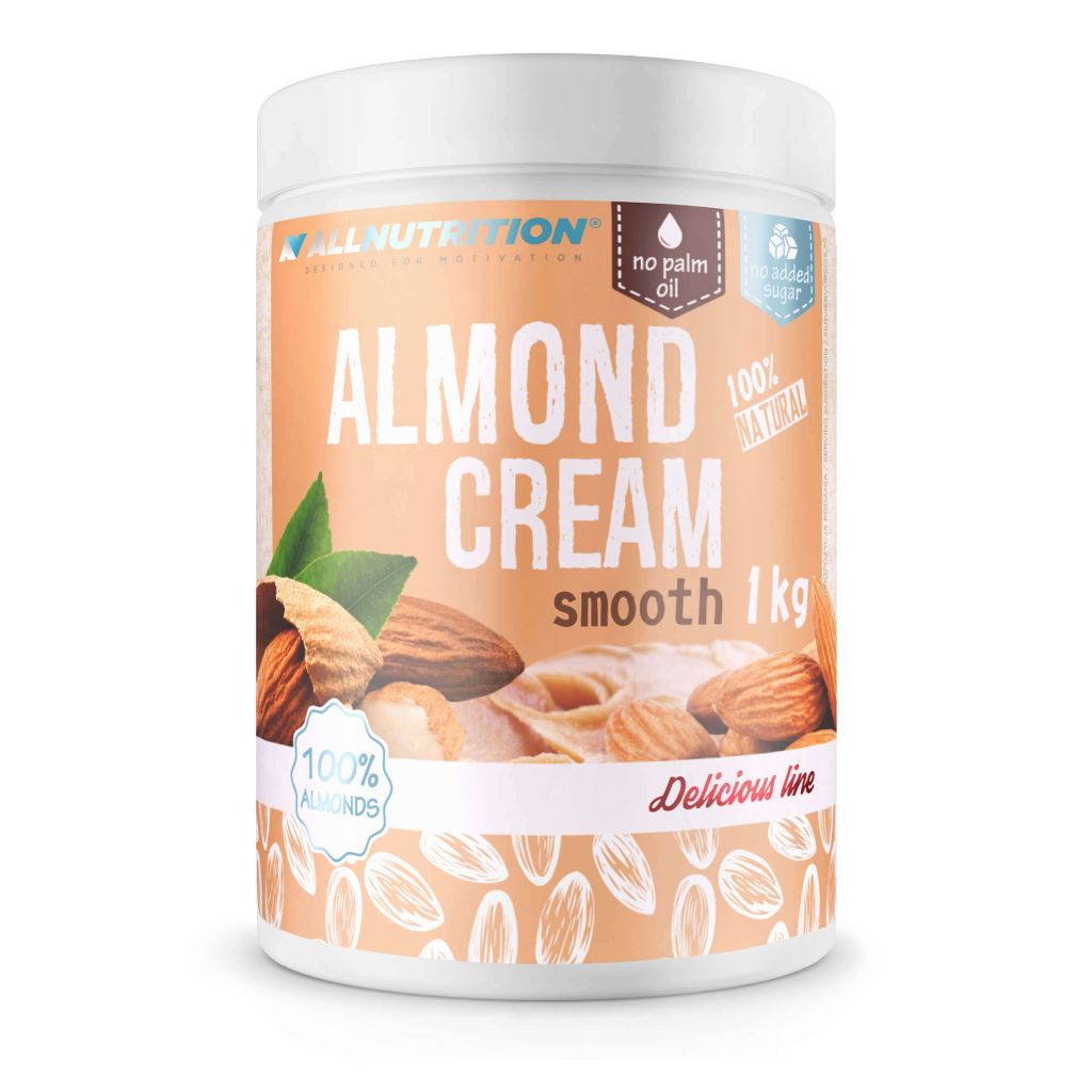 AllNutrition Almond Cream Smooth, Mandlový krém, 1000 g