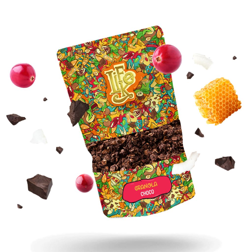 LifeLike Granola Choco, Pečené musli s čokoládou, 400 g