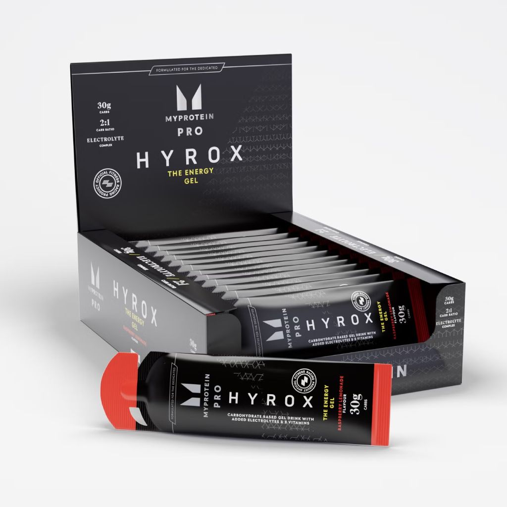 MyProtein HYROX The Energy Gel, 60 ml Příchuť: Malinová limonáda