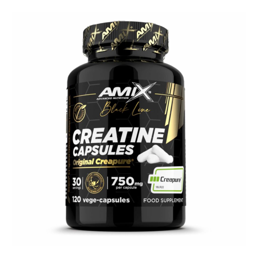 Amix Black Line Creatine Creapure - 120 kapslí