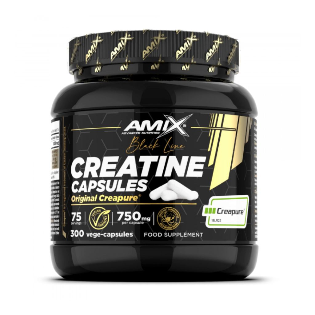 Amix Black Line Creatine Creapure - 300 kapslí