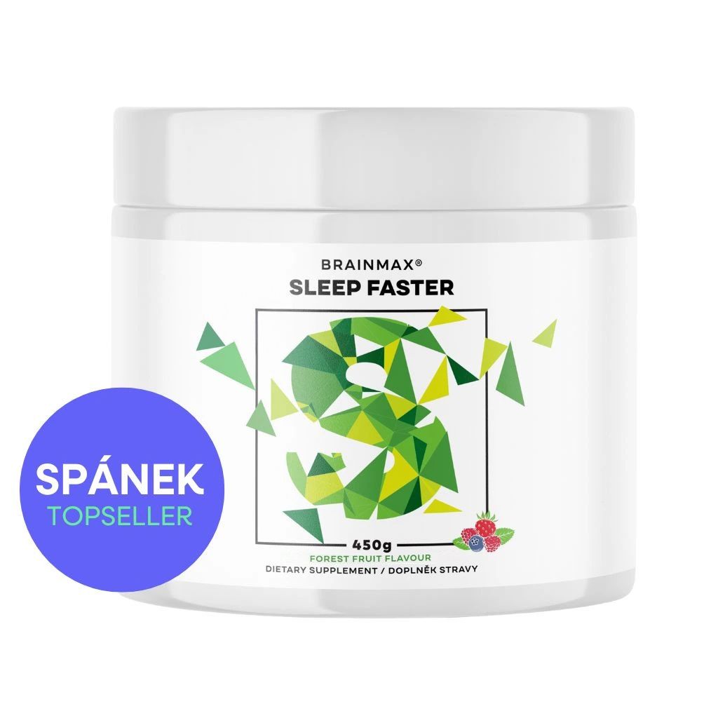 BrainMax Sleep Faster, Lesní ovoce, 450 g