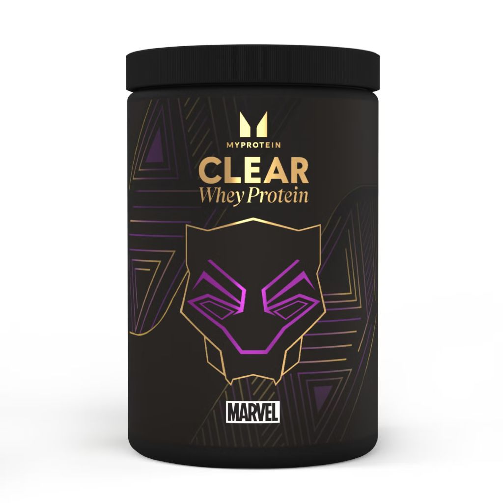 MyProtein Clear Whey Isolate MARVEL, 500 g Příchuť: Black Panther - Modrá malina