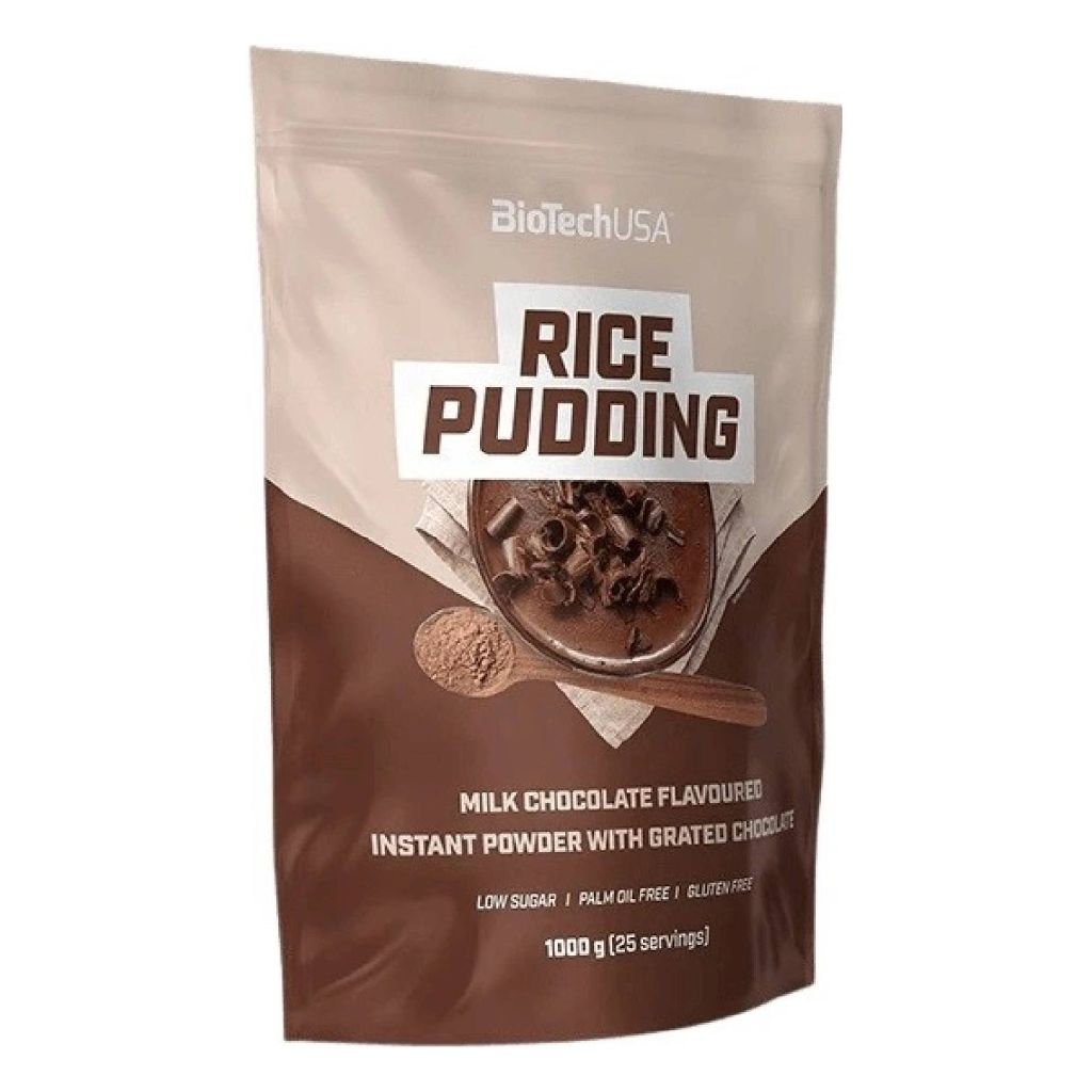 BioTechUSA Rice Pudding 1000 g - mléčná čokoláda