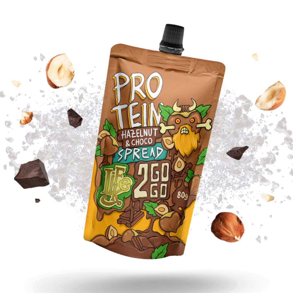 LifeLike 2GOGO Protein Hazelnut & Choco Spread, 80 g
