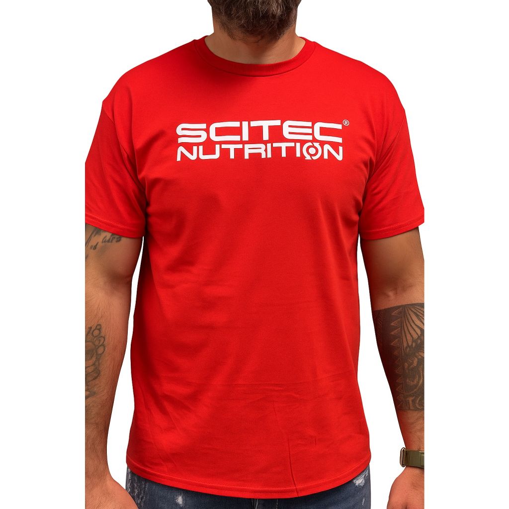 Scitec Nutrition Tričko, Červená Velikost: S