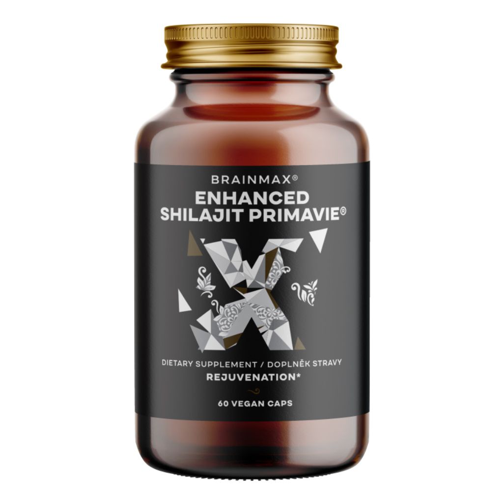 BrainMax Enhanced Shilajit PrimaVie®, 500 mg, 60 kapslí