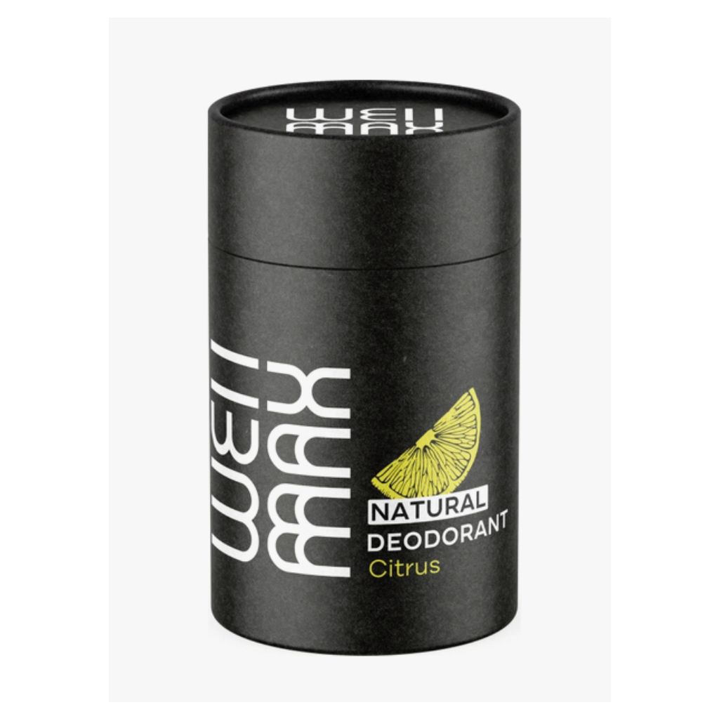 BrainMax WellMax Natural deodorant, Přírodní deodorant, 50 ml Příchuť: Citrónová tráva